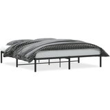 Metalni okvir za krevet crni 180x200 cm | shoptok.hr