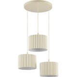 Brilliant visilica na sajli velin 3xE27/20W/230V pr. 61 cm krem Cene