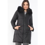Dewberry Z6668 WOMEN'S COAT-BLACK | Shoptok.si