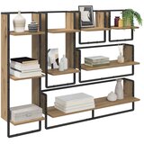  Set zidnih polica Zidne 6 pcs Umjetnički hrast 100 x 25 x 30 cm | Eponuda.ba