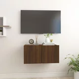 Viseći TV ormarić boja hrasta 60 x 30 x 30 cm konstruirano drvo