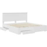  Okvir za krevet Bijelo 200 x 200 cm Konstruirano drvo | shoptok.hr