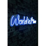 Wallity Zidna LED dekoracija World is Mine, 375 cm, IP67, 12V, Plava Cene