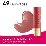 Bourjois Rouge Velvet The Lipstick dolgoobstojna šminka z mat učinkom odtenek 49 Maca Rose 2.4 g | Shoptok.si
