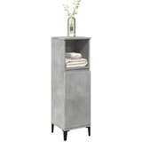 Maison Chic Kopalniška omarica - Kopalniški kabinet betonsko siva 30x30x100 cm inženirski les, (21794590) | Shoptok.si
