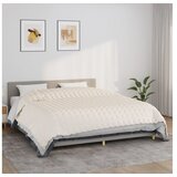  Obtežena odeja svetlo krem 220x260 cm 15 kg blago | Shoptok.si