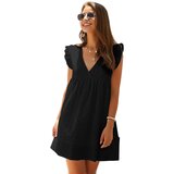 Vivva Ohlapna čipkasta poletna obleka | BELLACHIC Črna S/M, (21297595) | Shoptok.si