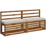  Jastučići za klupe - 2 dijela VUGHT 2 pcs 100% poliester Bijela | shoptok.hr