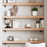 Maison Chic Stenska polica - Viseča Polica 100x10x6 cm neobdelana trdna hrastovina, (21784776) | Shoptok.si