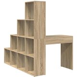  Kutni stol s policom Sonoma hrast 101,5 x 149,5 x 149,5 cm | Eponuda.ba