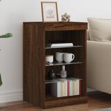 The Living Store Komoda z LED lučkami rjav hrast 41x37x67 cm - Komoda, (21658080) | Shoptok.si