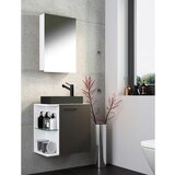 MID.YOU kopalnica za goste hausa, antracit, bela, 3-Delno | Shoptok.si