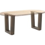  Noge za klubsko mizico v obliki črke V 2 kosa naravno jeklo 30 x (30-31,3) cm jeklo, (22123860) | Shoptok.si