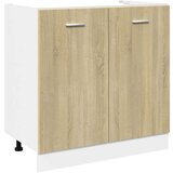  8-dijelni set kuhinjskih ormarića boja hrasta konstruirano drvo | shoptok.hr