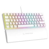  Gaming RAMPAGE PLOWER K60 White US Layout Wrist Support Blue Switch Gaming Keyboard | Eponuda.ba