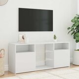 TV ormarić s LED svjetlima bijeli 120 x 30 x 50 cm | shoptok.hr