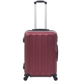  3-dijelni set čvrstih kovčega crvena boja vina ABS | shoptok.hr