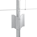 vidaXL Stupovi ograde 11 kom U-kanal 80 cm Galvanizirani čelik | shoptok.hr