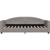  Dnevni krevet s madracem smeđesivi 80 x 200 cm od tkanine | shoptok.hr