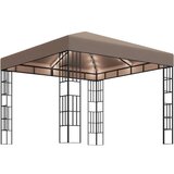 vidaXL Paviljon z LED lučkami 3x3 m taupe Cene