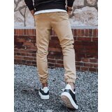 DStreet Spodnie męskie dresowe typu jogger beżowe | shoptok.hr
