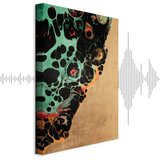  Slika - Composition of Micro Shapes (1-part) - Abstract Forms of Colors 20x30 Akustična | shoptok.hr