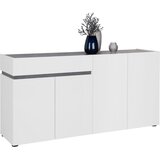 Voleo komoda, antracit, bela | Shoptok.si