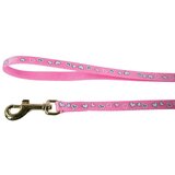 Zolux 438381RS Povodac Reflektujući Sa Srcima 1m Pink Cene