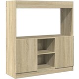 Maison Chic Visoka omara - Komoda - Predalnik sonoma hrast 92x33x100 cm inženirski les, (21719964) Cene