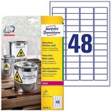 Avery Zweckform etikete avery zweckform L4778-20, 45,7 x 21,2 mm, bele | Shoptok.si