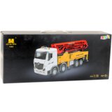 Kamion sa pumpom za beton na daljinsko upravljanje Huina 1:18 - žuto/crveni | shoptok.hr