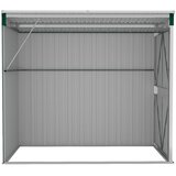  Zidno vrtno spremište zeleno 118 x 194 x 178 cm pocinčani čelik | shoptok.hr