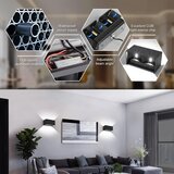KINGWEN 20 W LED Zunanje Stenske Svetilke - 6000 K (Komplet 2 Kosa) | Shoptok.si