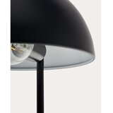 Kave Home Črna/v naravni barvi namizna svetilka s kovinskim senčilom (višina 48,5 cm) Catlar – | Shoptok.si