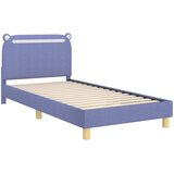 Krevet za djecu s uzglavljem Traper plava 90 x 200 cm Tkanina | Eponuda.com