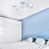  plafonski luster cambridge 4xE27/15W/230V u plavoj boji | Eponuda.com