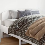  The Living Store Vzglavje bela 160 cm trdna borovina - Vzglavje, (21441135) Cene
