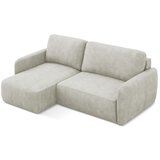 Makamii Krem sklopiva/s prostorom za odlaganje kutna garnitura od šenila (s lijevim kutom/s ležaljkom) Lilo – | shoptok.hr