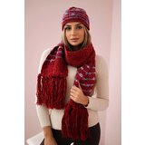 Kesi marka niezdefiniowana Women's set with a shawl Anika K304 red Cijene