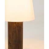 Kave Home Bela/v temni naravni barvi stoječa svetilka s tekstilnim senčilom (višina 110 cm) Marga – | Shoptok.si