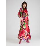 Essentiel Antwerp Haljina zelena / tamno zelena / ljubičasta / crvena | shoptok.hr