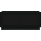  Stolić za kavu crni 102x50x44 cm od konstruiranog drva | shoptok.hr