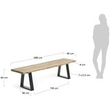 Kave Home Klupa u prirodnoj boji Alaia – | shoptok.hr
