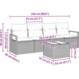  Set sofe 5 pcs Siva i plava poliratan | Eponuda.ba