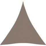 vidaXL Senčno jadro oksford blago trikotno 4x4x4 m taupe Cene