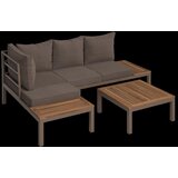 Modern Living Lounge Garnitura Lia, Akacija, 3-Delno | Shoptok.si
