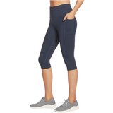 Skechers Pajkice Go Walk High Waisted Capri Leggins Modra | Shoptok.si