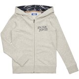 Jack & Jones Puloverji JORCRAYON SWEAT ZIP HOOD Bež | Shoptok.si