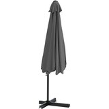 vidaXL Zunanji senčnik z jeklenim drogom 300x250 cm antraciten | Shoptok.si