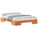  Posteljni okvir Rjava 150 x 200 cm Trdna borovina, (5000127395) | Shoptok.si